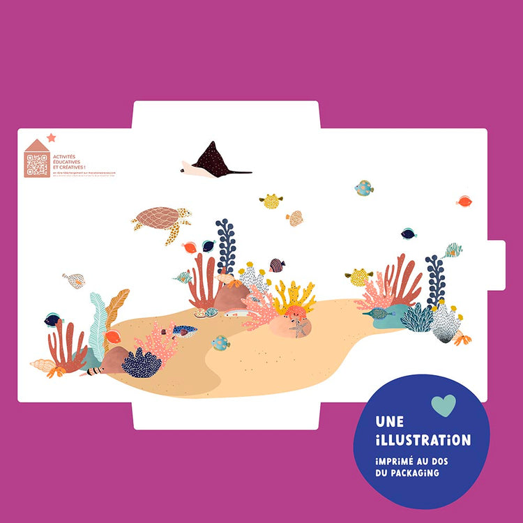Jeu magnétique L'océan : activité enfant