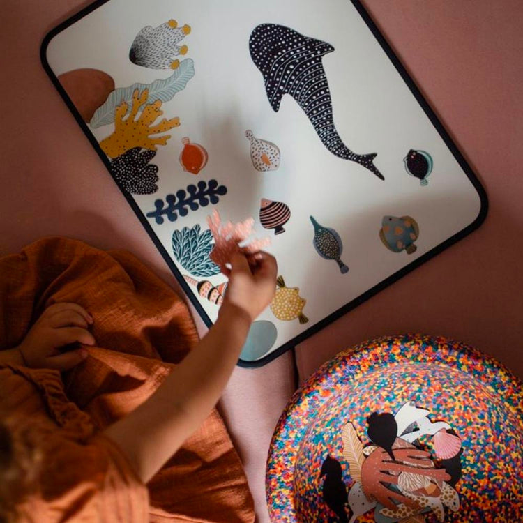 Jouet magnétique sur le thème de l'océan : pingouin, igloo, ours, idée cadeau anniversaire enfant