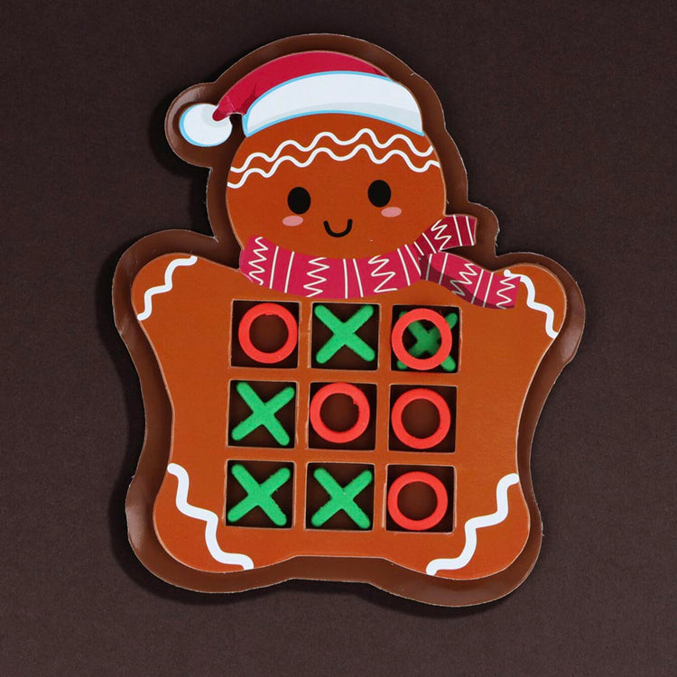 1 jeu de morpion motif de noël à mettre sous le sapin ou sur la table de Noël