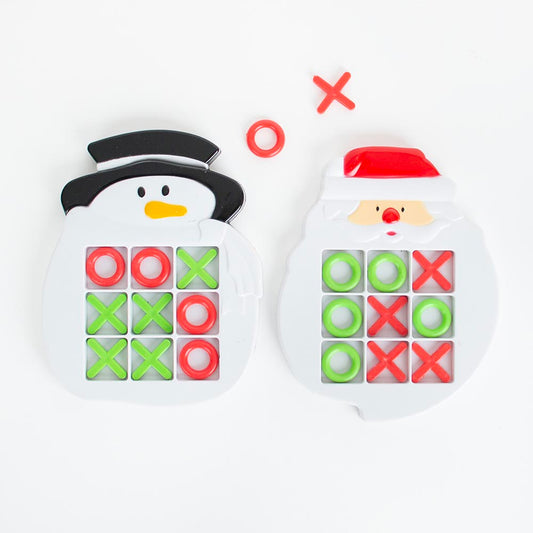 Jeu de morpion de Noël - Cadeau surprise original pour enfant - Noël