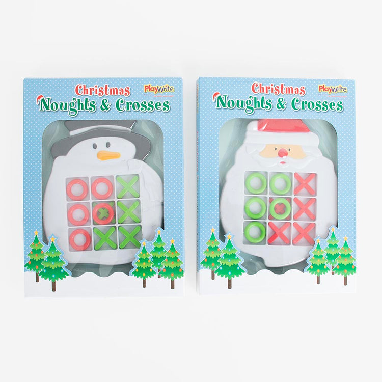 Jeu de morpion de Noël - Petit cadeau pas cher pour invité - Calendrier de l'avent