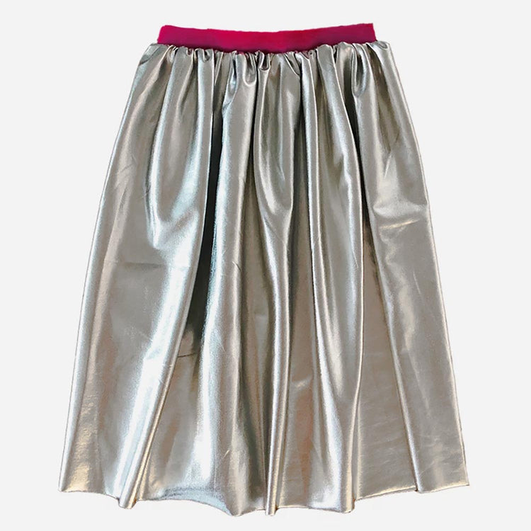 Jupe longue argentée enfant - Déguisement princesse - Carnaval