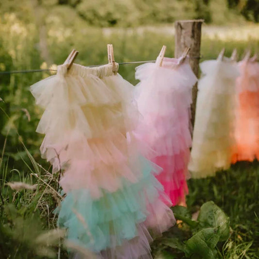 Tutu pastel multicolore, idéal pour carnaval ou anniversaire