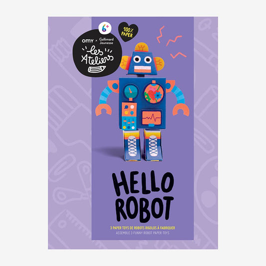 3 paper toys robot à fabriquer : activité ludique parfaite