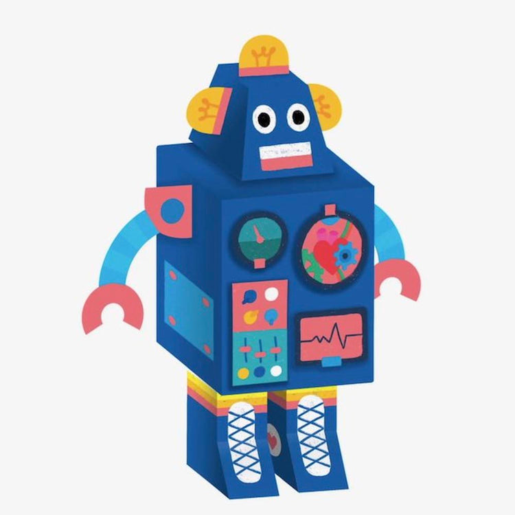 3 paper toys robot à fabriquer idéal à offrir pour un anniversaire