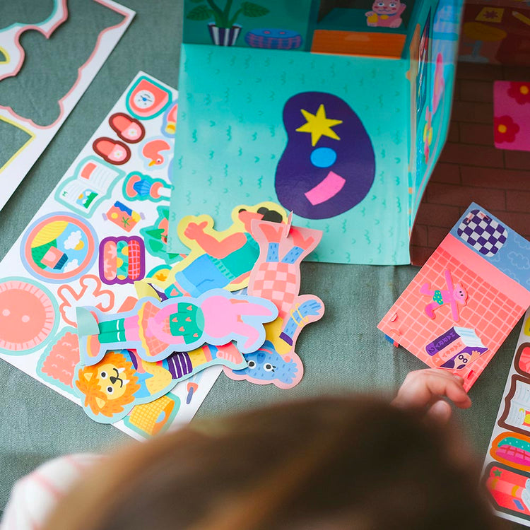 1 maison 3D à assembler et à décorer idéal à offrir pour un enfant