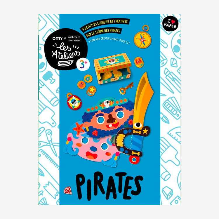 1 coffret activités pirate parfait pour un cadeau de Noël