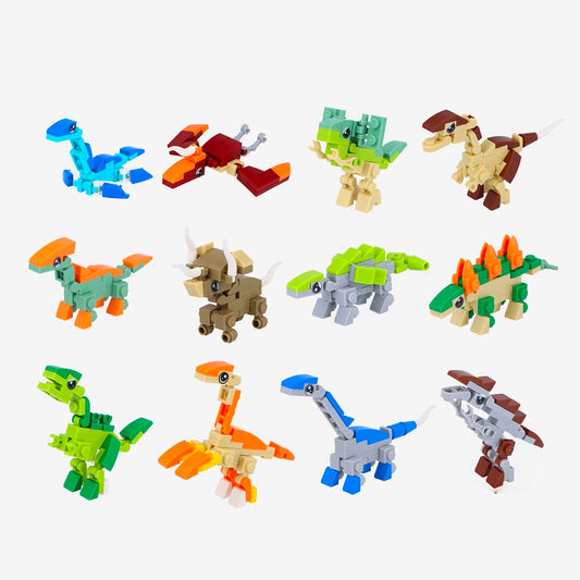 Mini kit de construction dino : idée cadeau anniversaire enfant