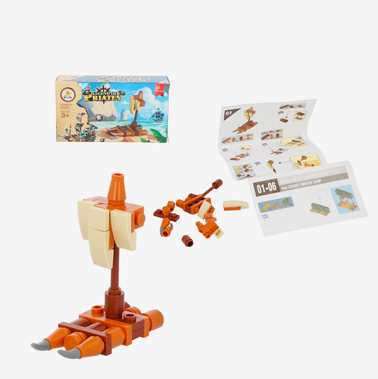 Mini kit de construction pirate : idée cadeau anniversaire enfant
