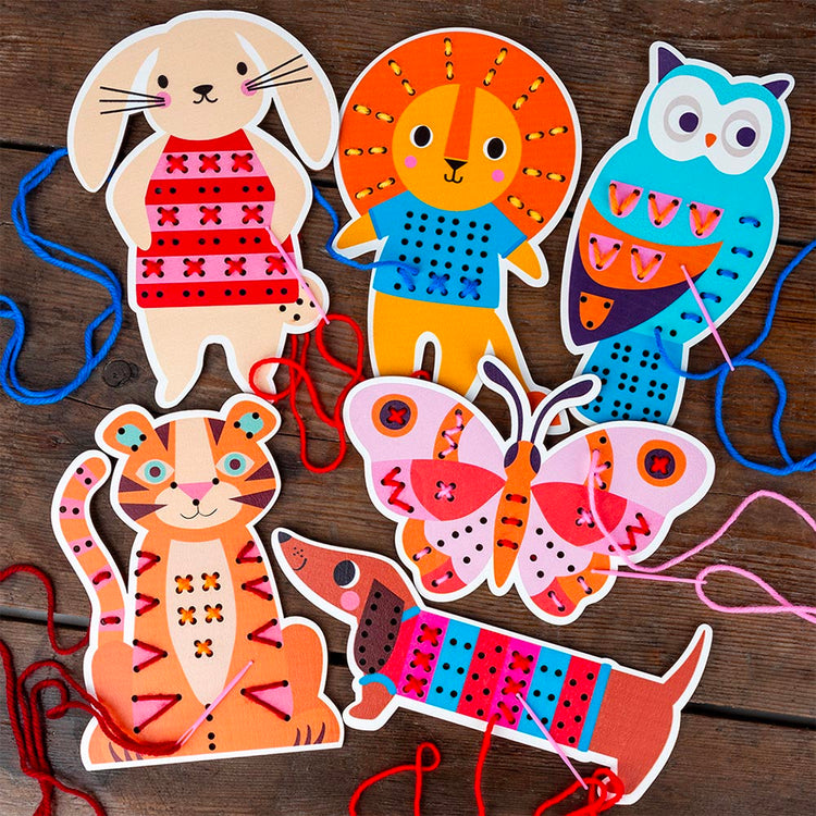 Kit couture feutrine lion, activité DIY amusante