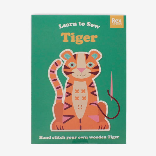 Loisirs créatifs enfant : kit couture tigre rigolo