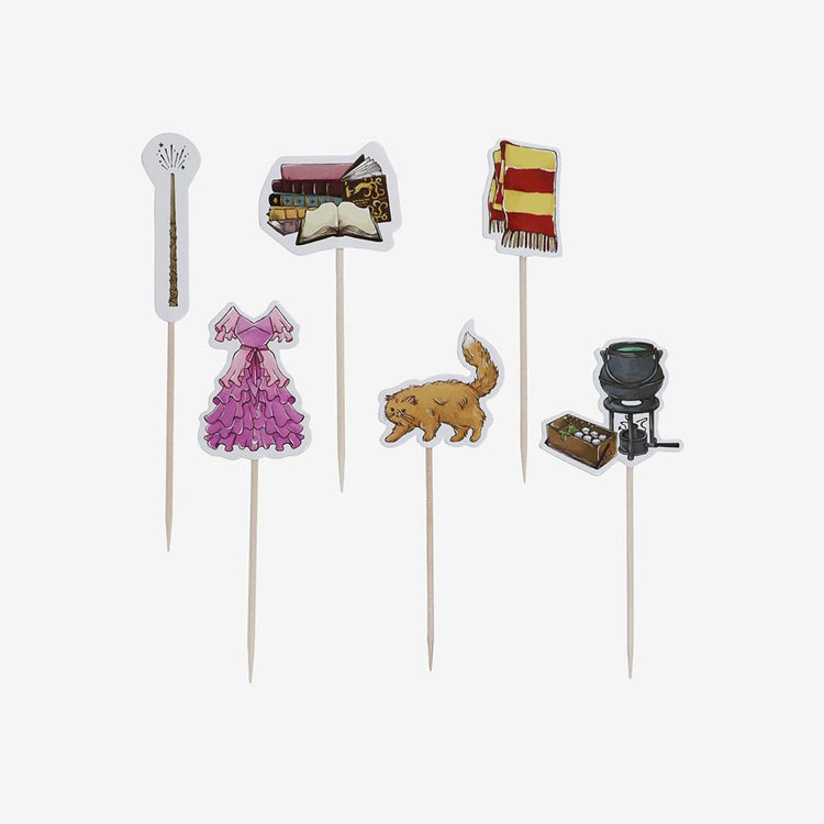 Kit Ă cupcakes Hermione : decor gateau anniversaire enfant