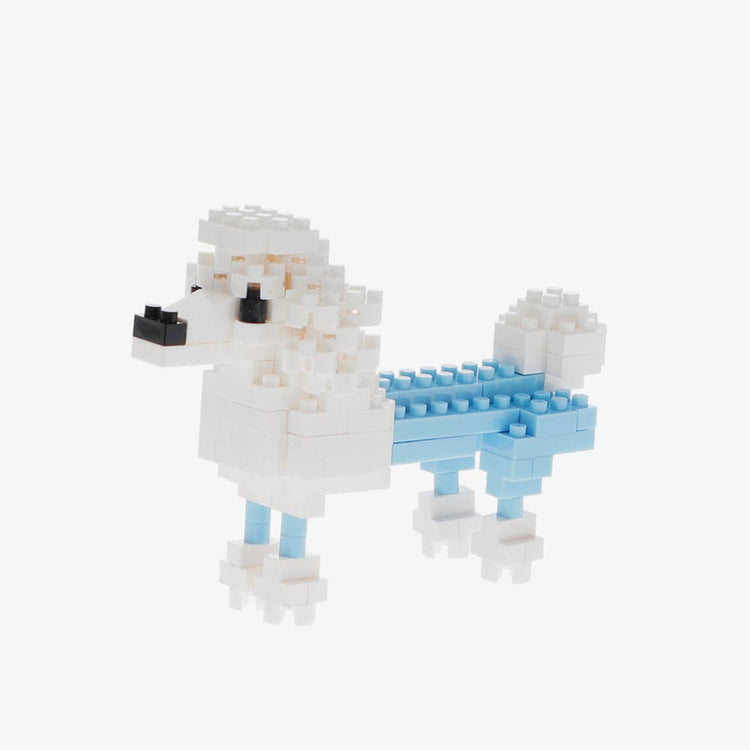 Kit de construction en briques caniche : idée cadeau anniversaire chien