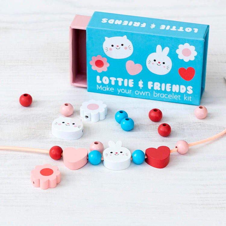 Kit de perles lapin et chat : idée activité anniversaire enfant