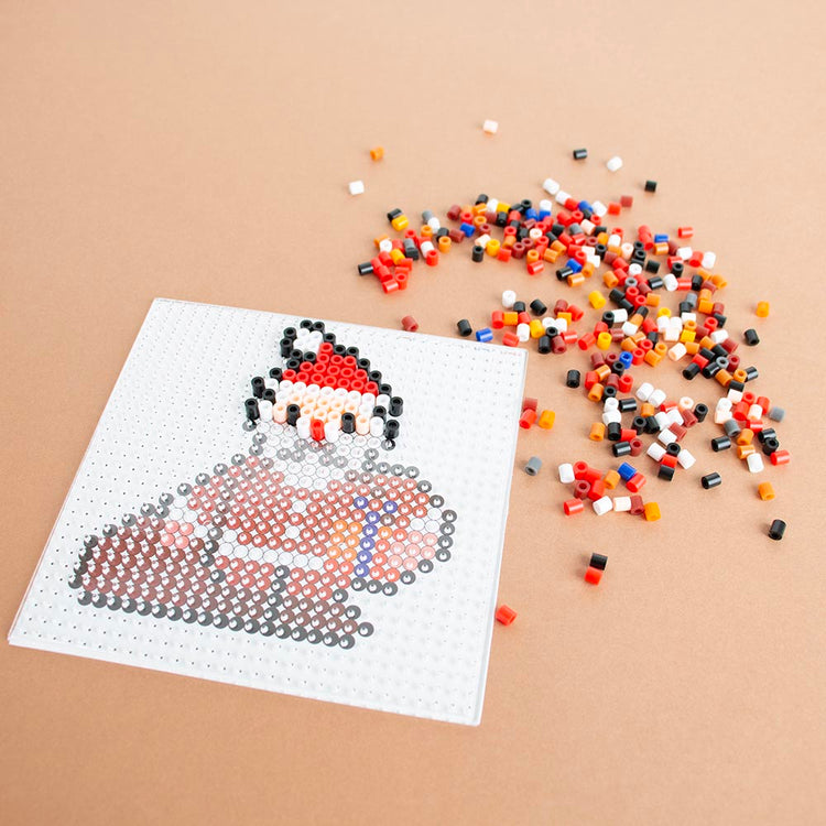 Kit de perles à repasser Noël motif Père Noël - Activité enfant