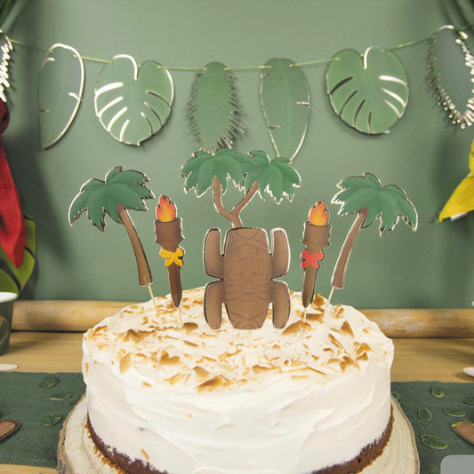 6 décorations de gâteau aventurier : deco gateau anniversaire garcon