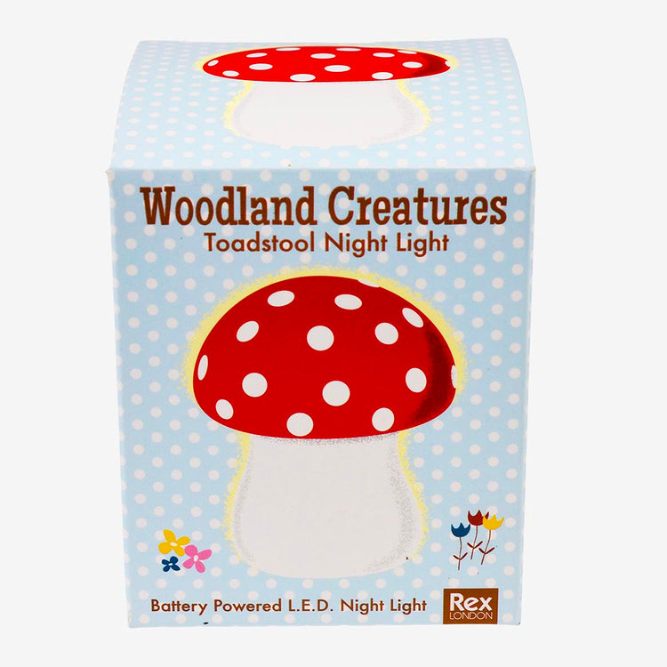 Cadeau Noël : Petite veilleuse champignon idéal pour décoration chambre