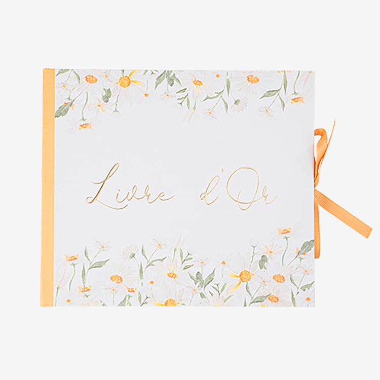 Livre d'or daisies, pour immortaliser les souvenirs d'une fĂȘte