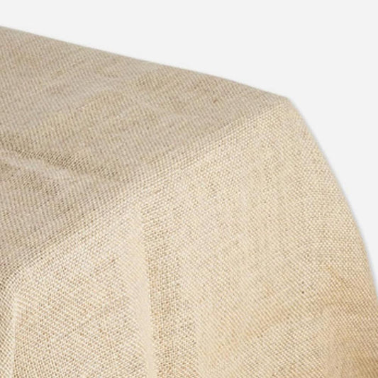 Nappe en jute rectangulaire pour decoration de table champetre