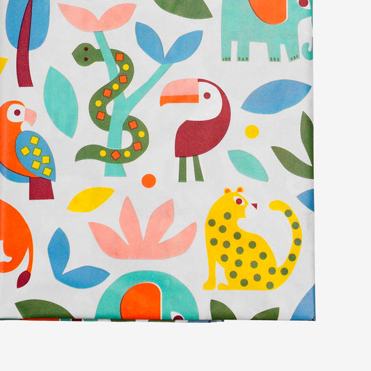 Nappe animaux sauvages parfait pour fĂȘte originale