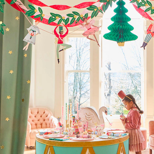 8 assiettes en carton casse-noisette meri meri pour décoration table de noël