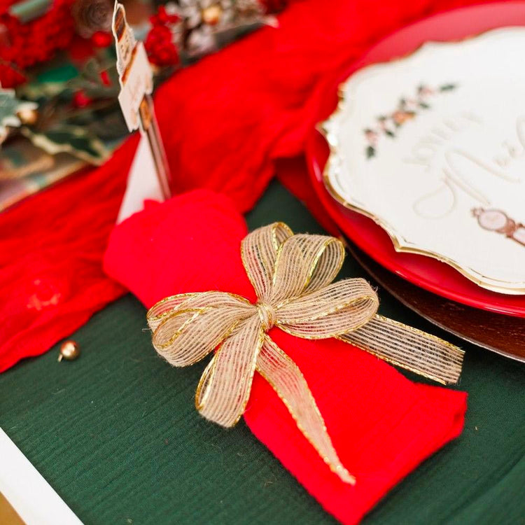 Noeuds en jute pour décorer son intérieur pour Noël