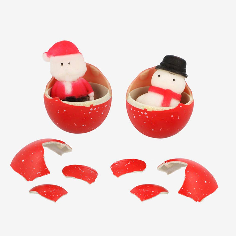 cadeau pour calendrier de l'avent ou pochette surprise de noel : 1 oeuf surprise noel