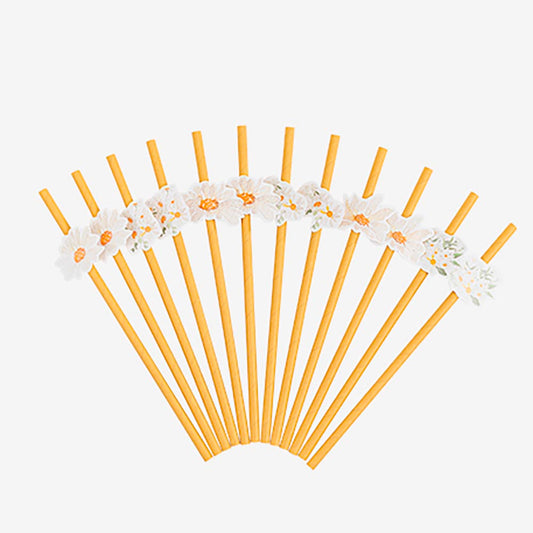Pailles daisies, accessoires parfaits pour une fête champêtre