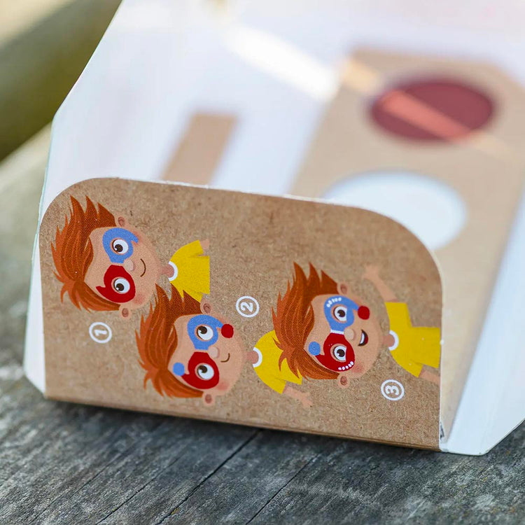 Palette de maquillage 3 couleurs : accessoire deguisement