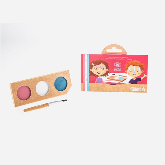 Palette de maquillage 3 couleurs thème princesse & licorne