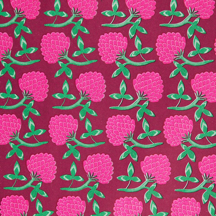 Papier imprimé framboises pour petits cadeaux gourmands