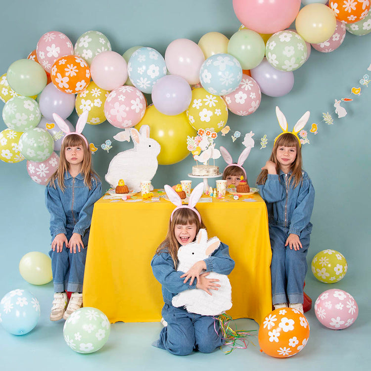 Serre-tĂȘte lapin rose, parfait pour un dĂ©guisement de PĂąques