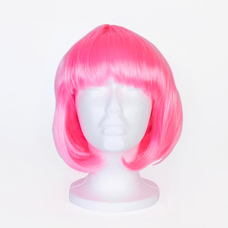 Perruque rose néon pour fête du Nouvel an - My Little Day