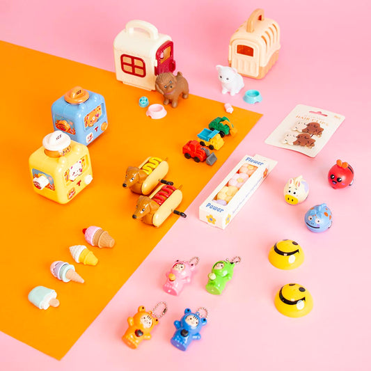 mix petits cadeaux kawaii chien, chat et animaux mignons