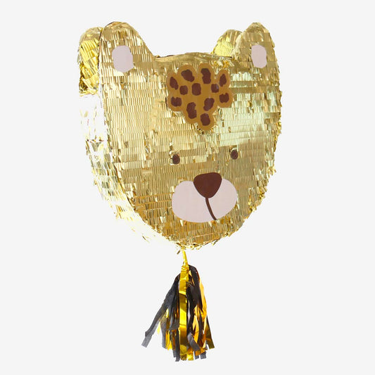 Pinata léopard : animation anniversaire animaux de la jungle