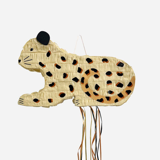 Pinata léopard : animation anniversaire jungle pour enfant