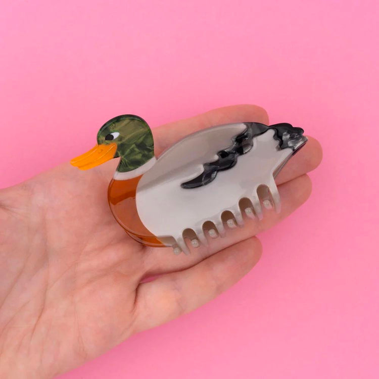 Pince à cheveux canard idée cadeau pour adulte