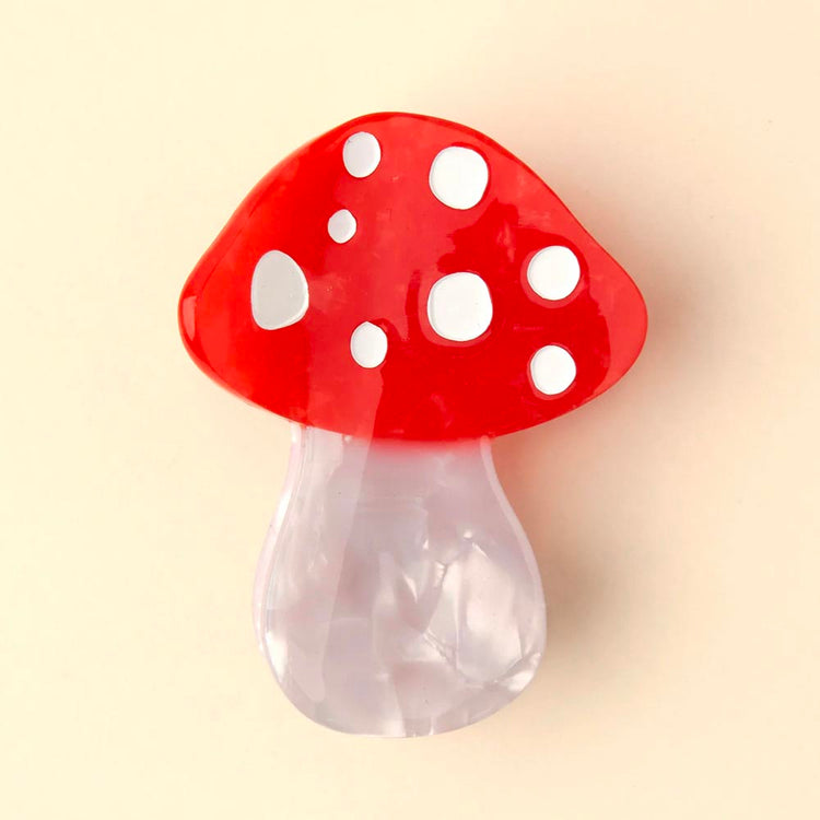 Pince à cheveux champignon idée cadeau pour secret santa