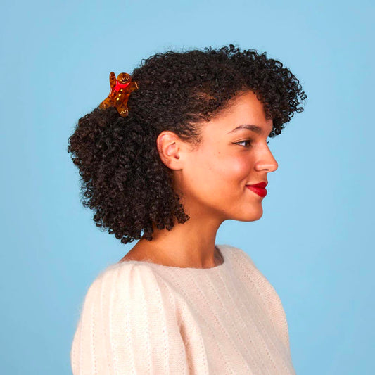 Pince à cheveux gingerman idée cadeau pour pochette de l’avent