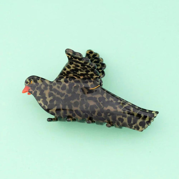 Pince à cheveux grive idée cadeau pour Noël