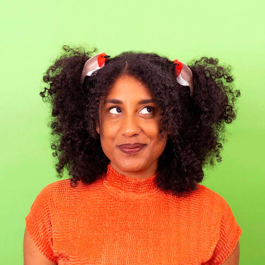 Pince à cheveux rouge-gorge idée cadeau pour pochette de l’avent