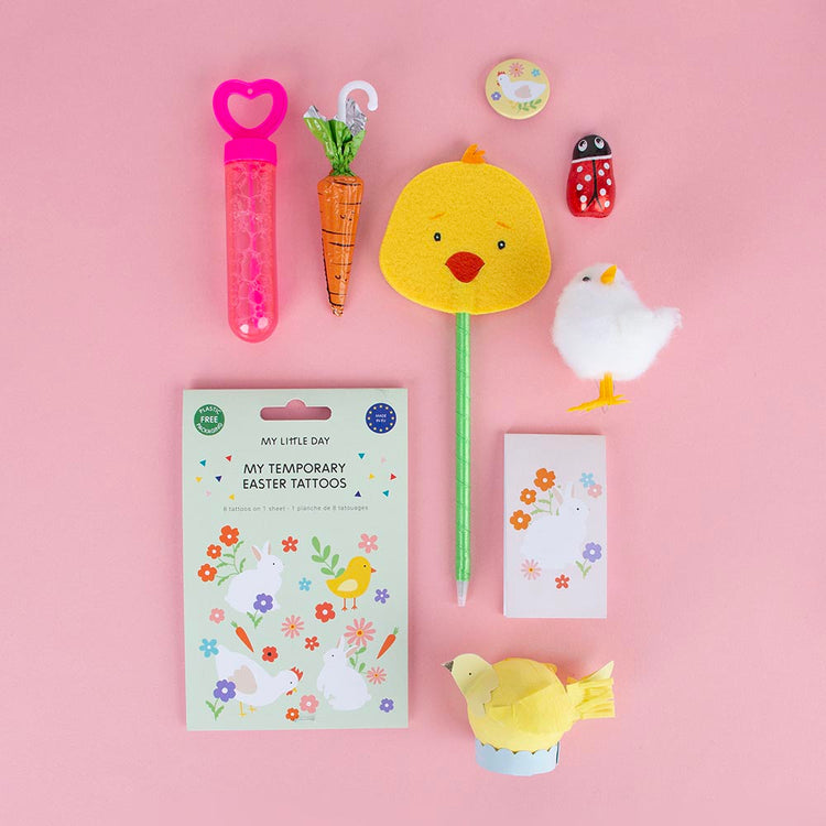 9 figurines poussin : idee cadeau anniversaire enfant