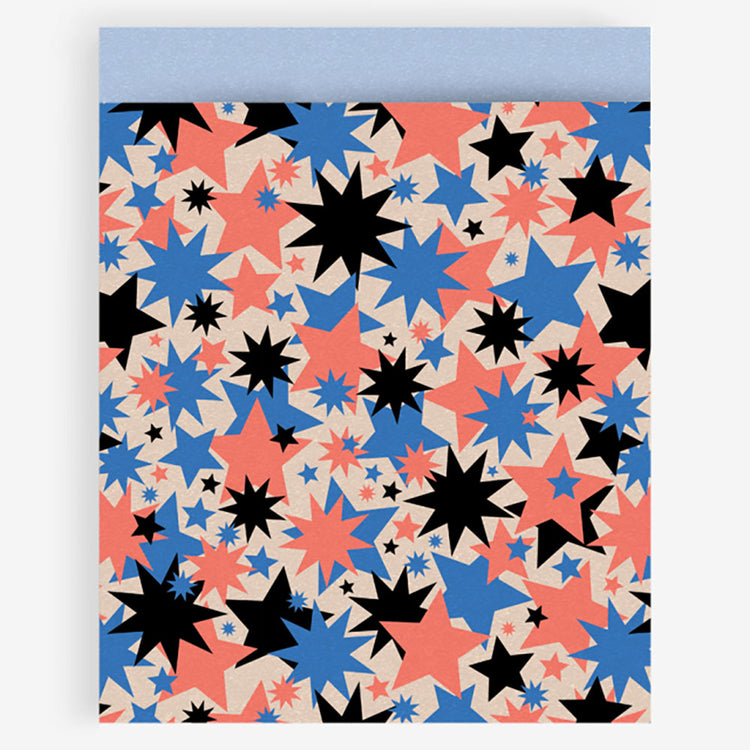 Grande pochette en papier étoiles pochette cadeau anniversaire avent Noël