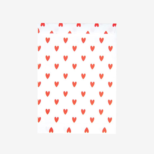Pochettes coeurs pour goodies