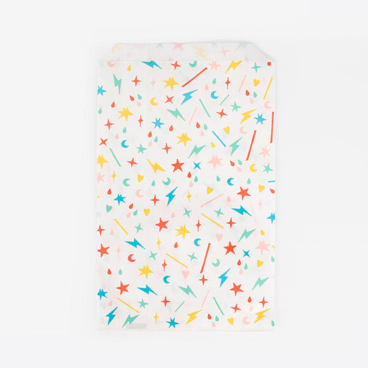 10 pochettes en papier multicolores à remplir de cadeaux ou bonbons