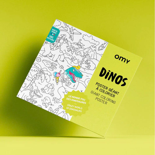 Poster géant dino : idée cadeau anniversaie enfant