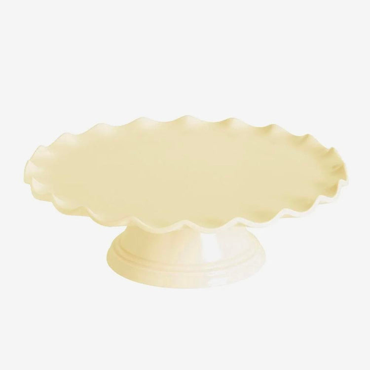 Présentoir à gâteau crème pour decoration de table anniversaire