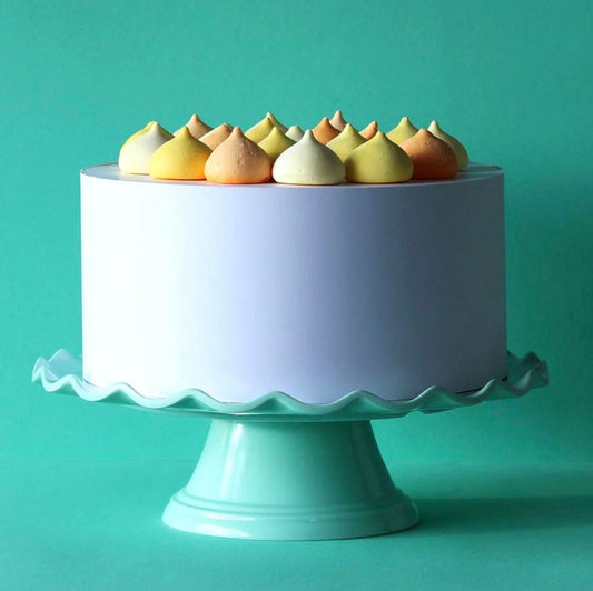 Présentoir vert d'eau pour gâteau d'anniversaire