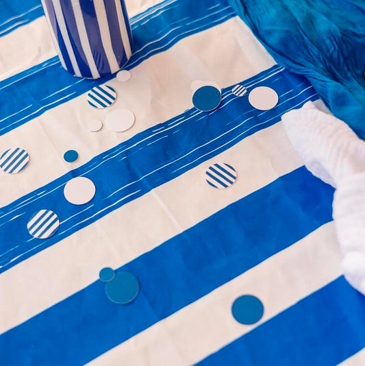 Paillettes bleues pour fête d’été ou baby shower garçon