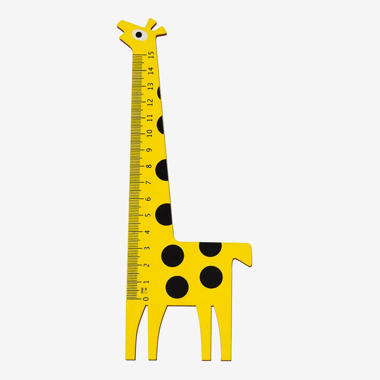 1 règle originale girafe parfait pour activité manuelle enfant